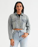 CHAQUETA DENIM JMVR008 AZUL
