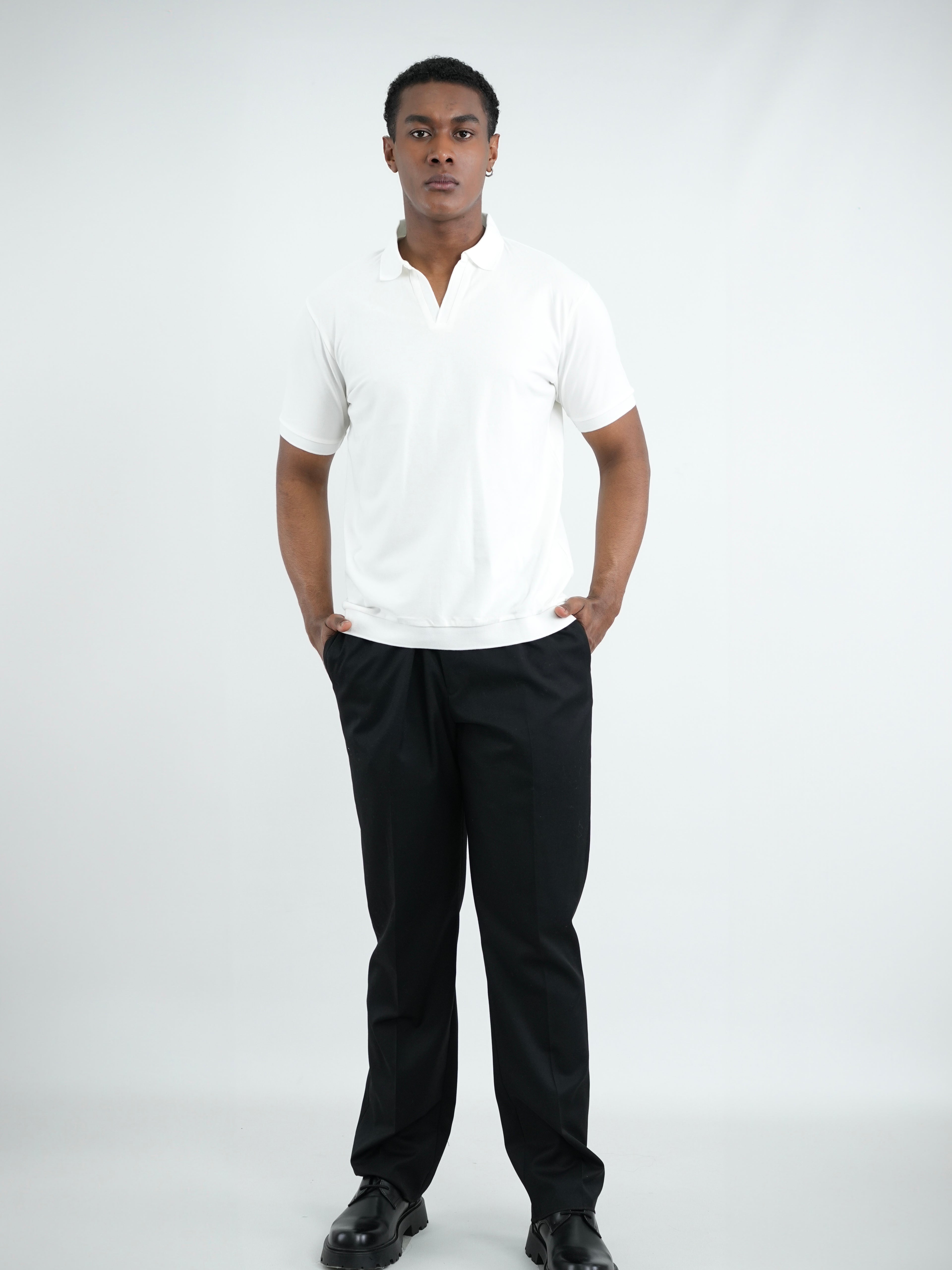 CAMISA POLO CAP007  BLANCO