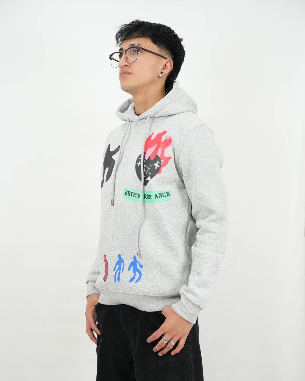 HOODIE LSA004 GRIS