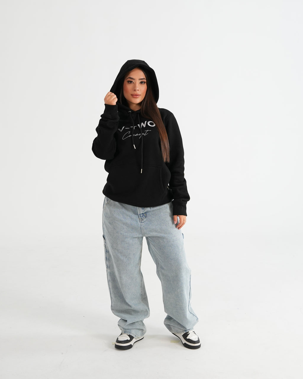 HOODIE FSA070 NEGRO