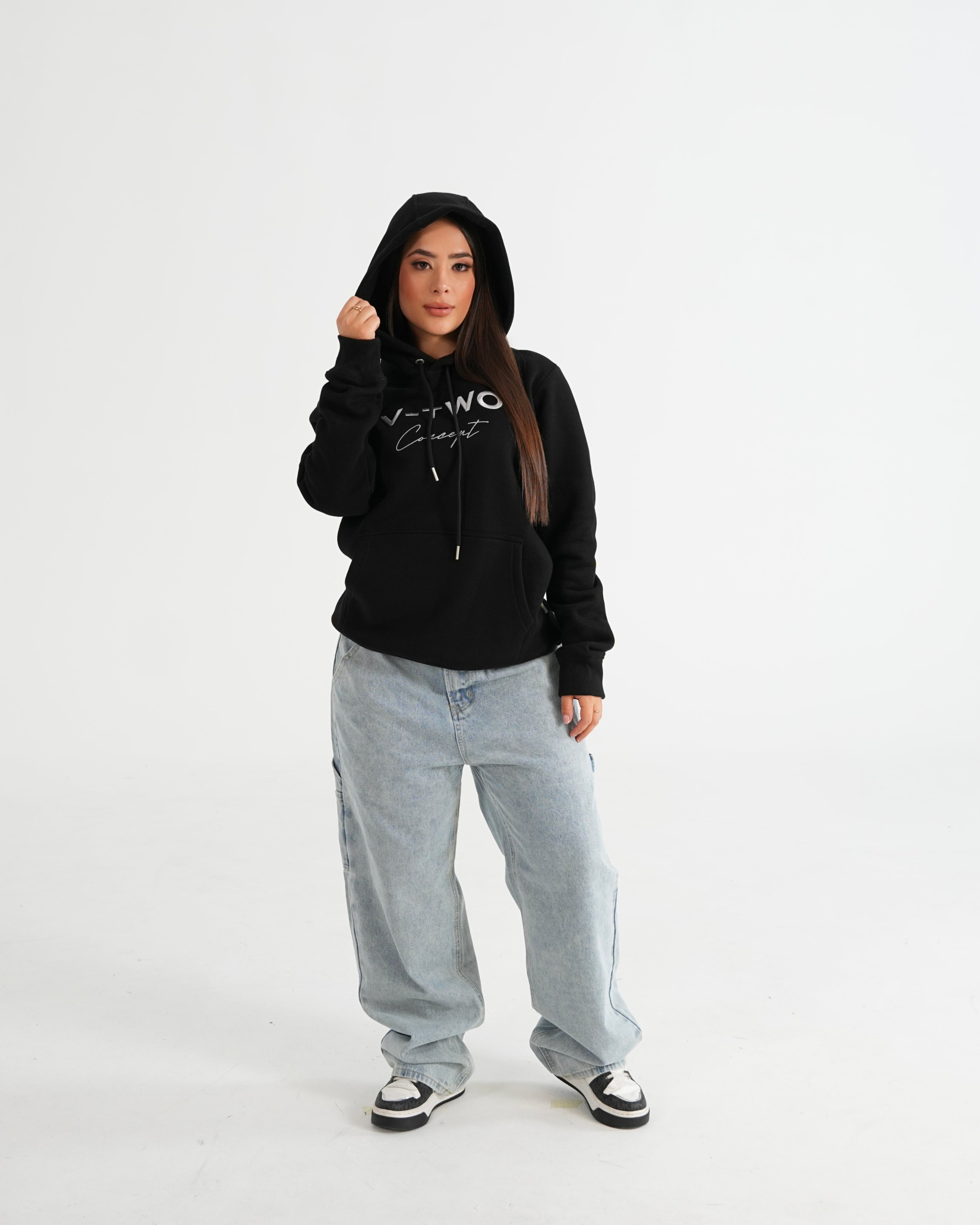 HOODIE FSA070 NEGRO