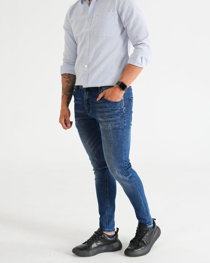 JEAN JH001 JBP AZUL
