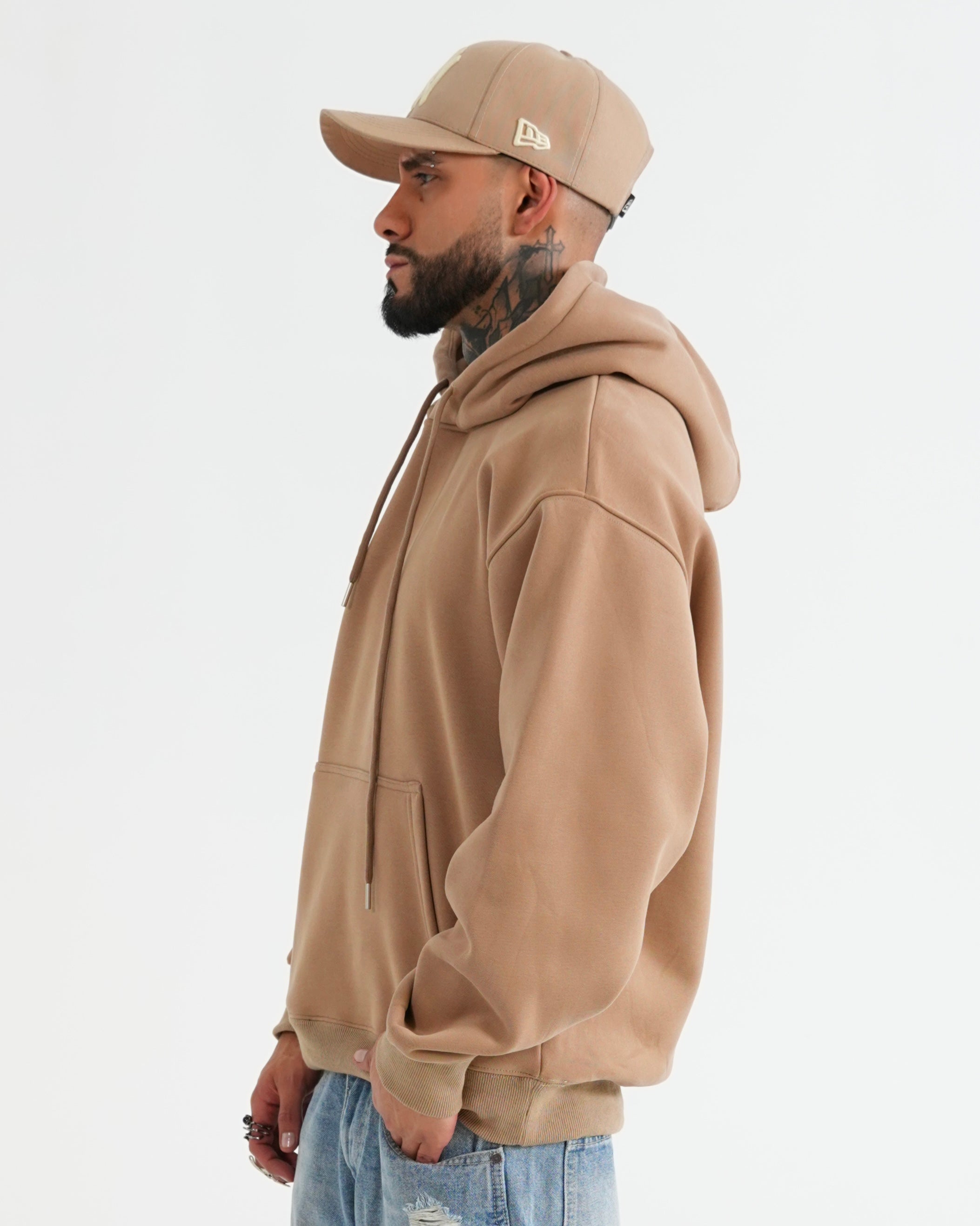 HOODIE FSA068 KHAKI