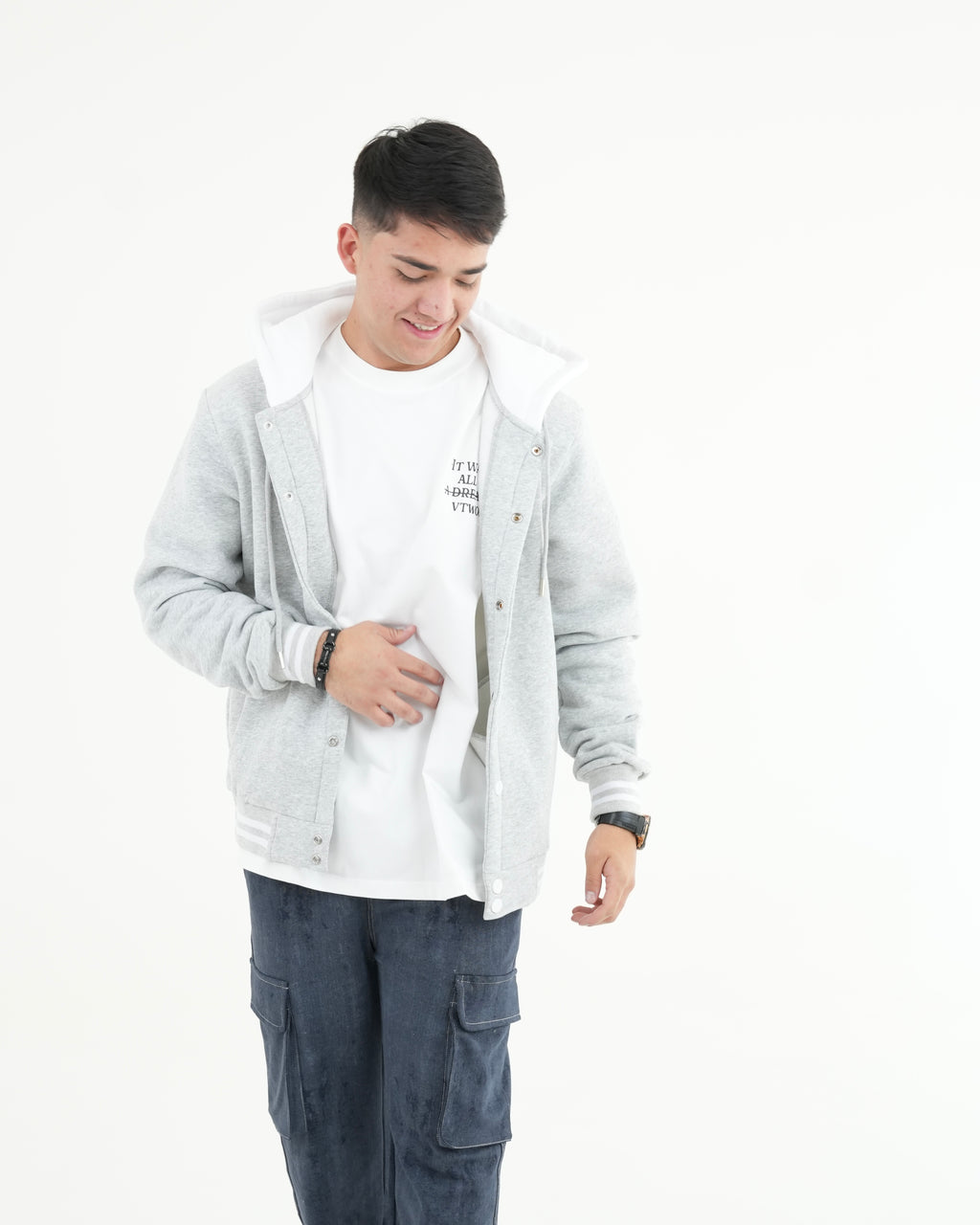 BEISBOLERA SA135 GRIS