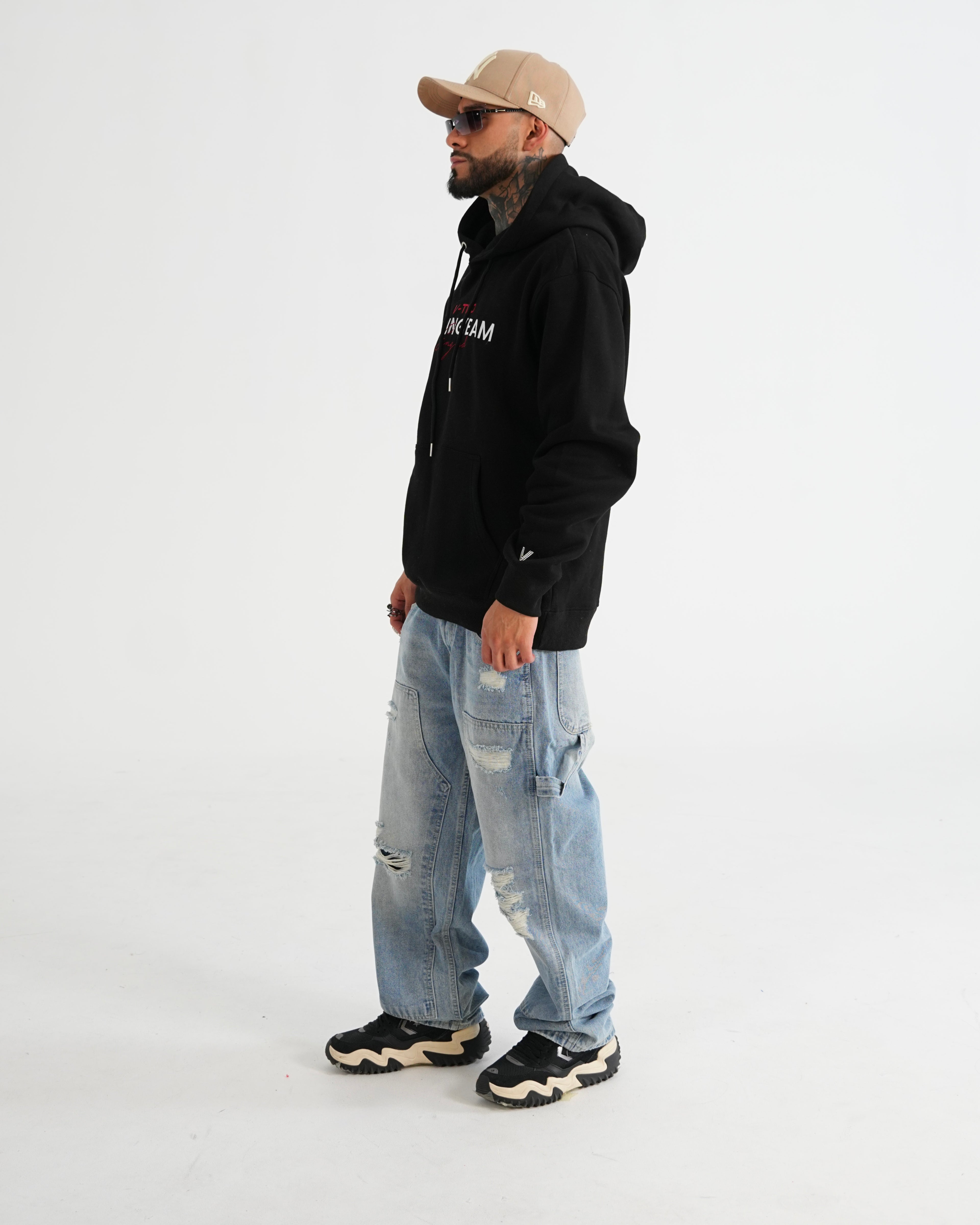 HOODIE FSA079 NEGRO