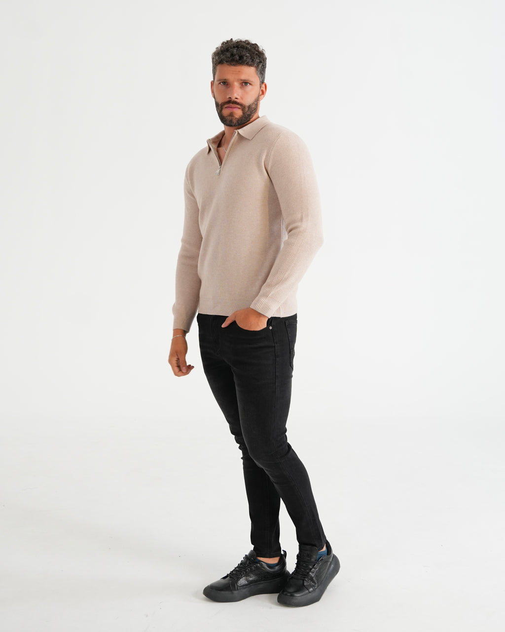 SUÉTER HISA021 GRIS