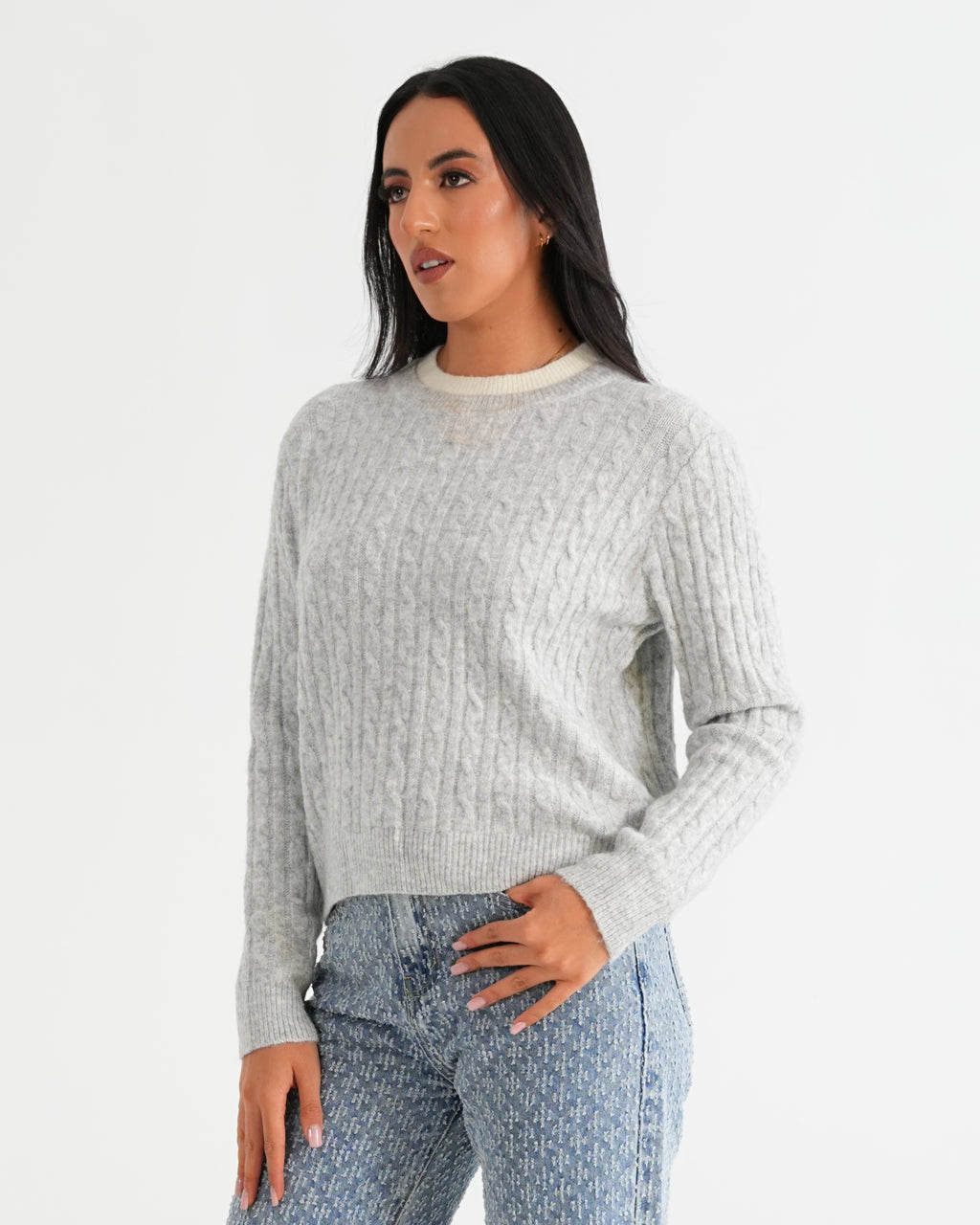 SUÉTER MSA214 GRIS