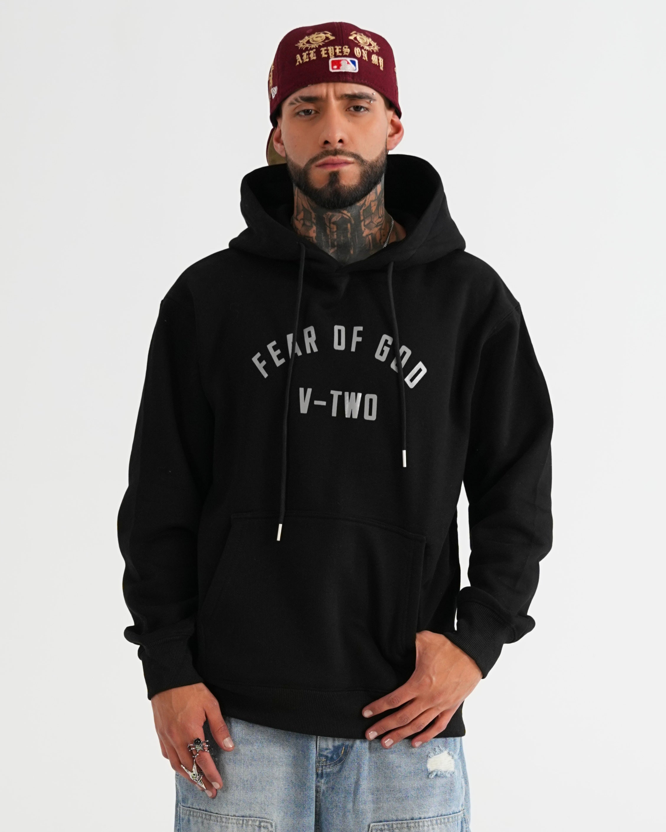 HOODIE FSA080 NEGRO