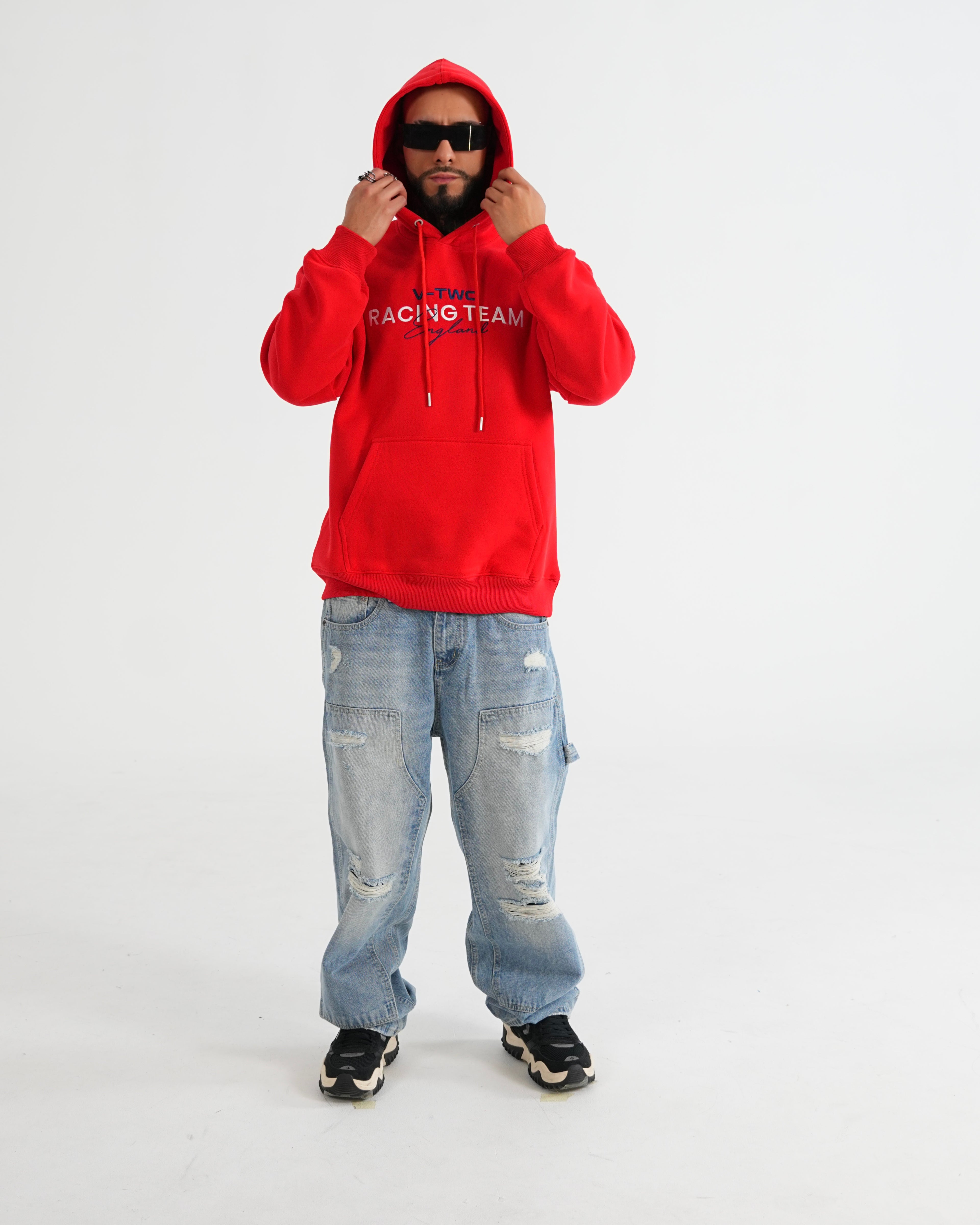 HOODIE FSA079 ROJO