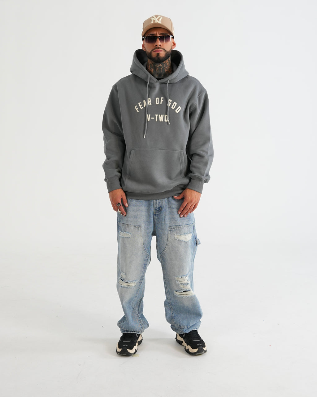 HOODIE FSA080 GRIS