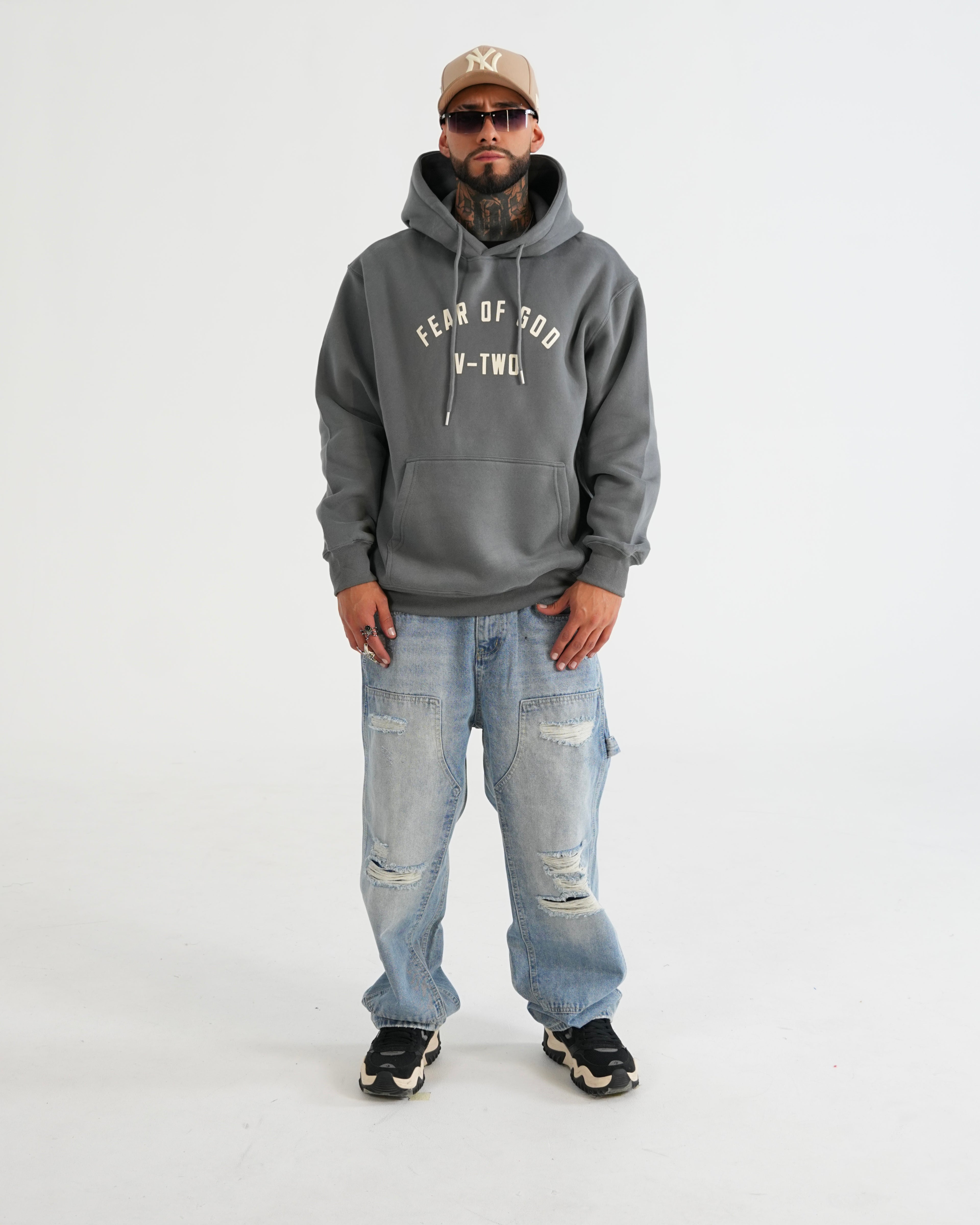 HOODIE FSA080 GRIS