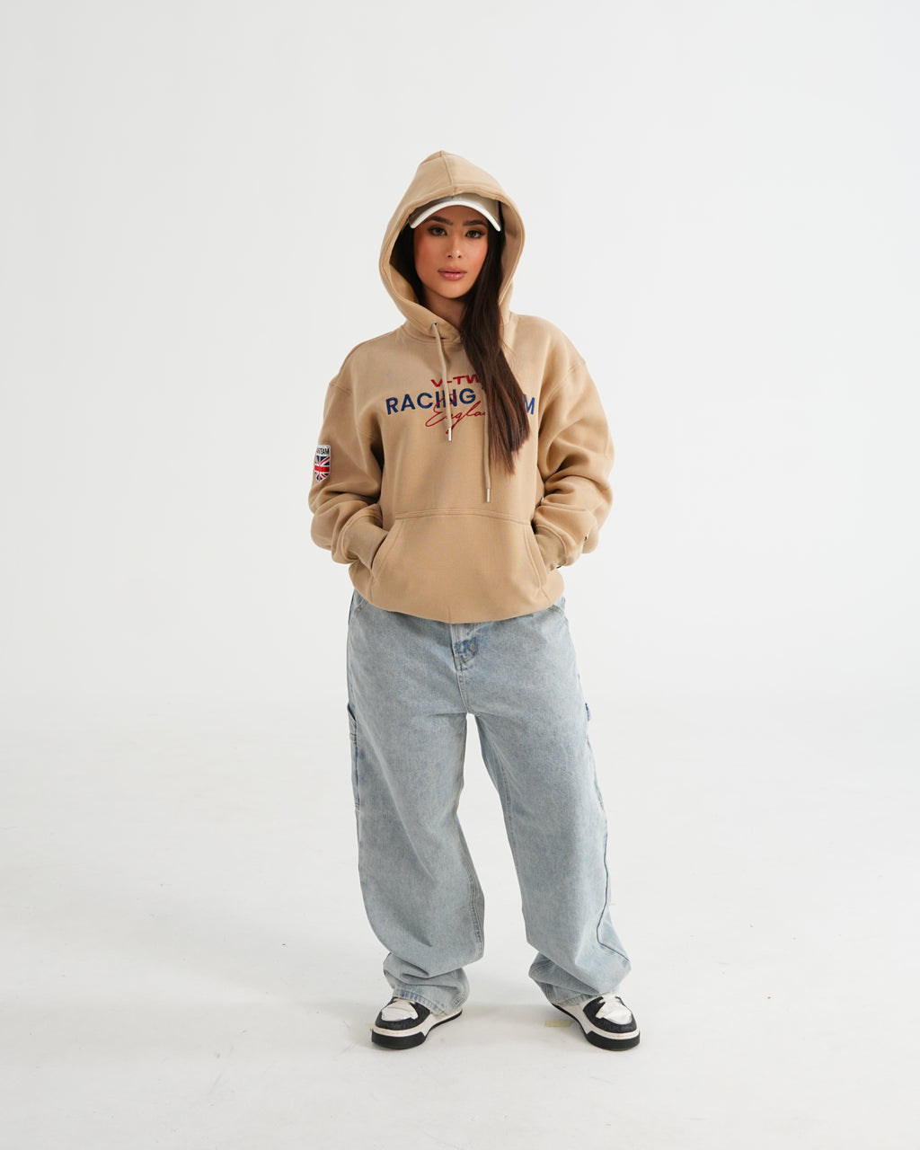 HOODIE FSA079 KHAKI
