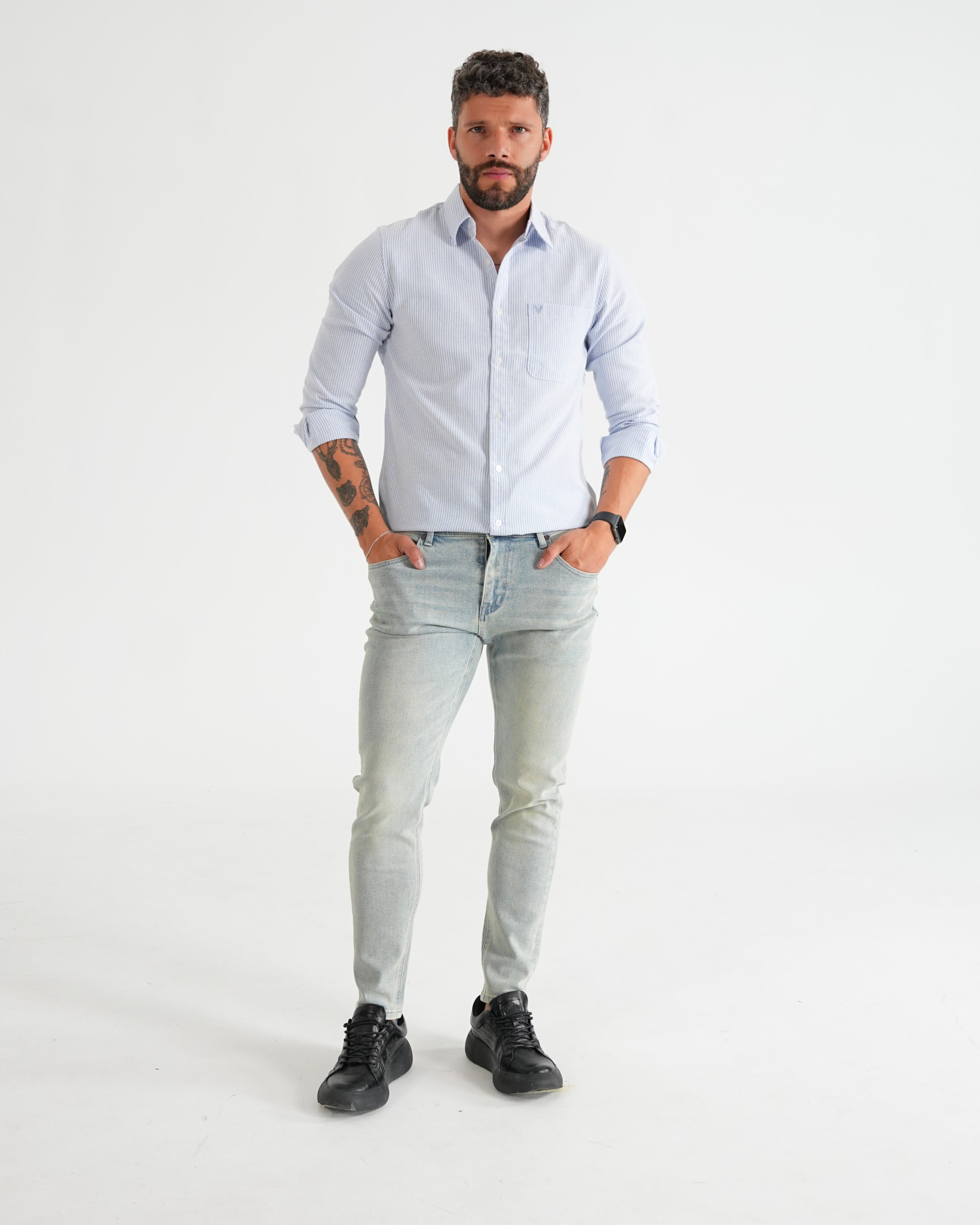 JEAN JH001 JBF AZUL