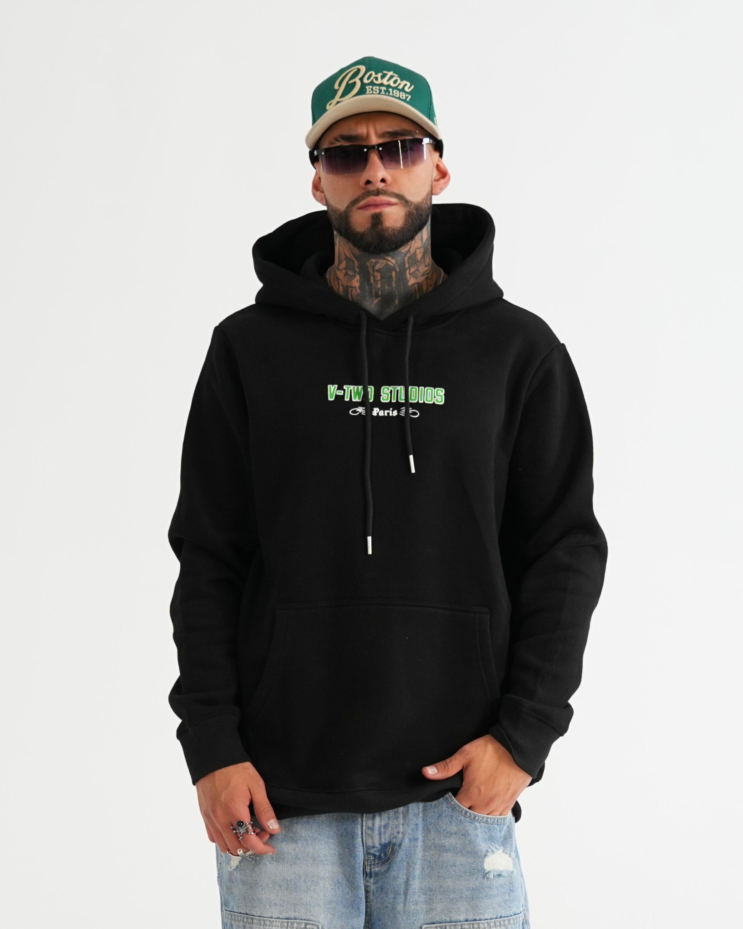 HOODIE FSA071 NEGRO