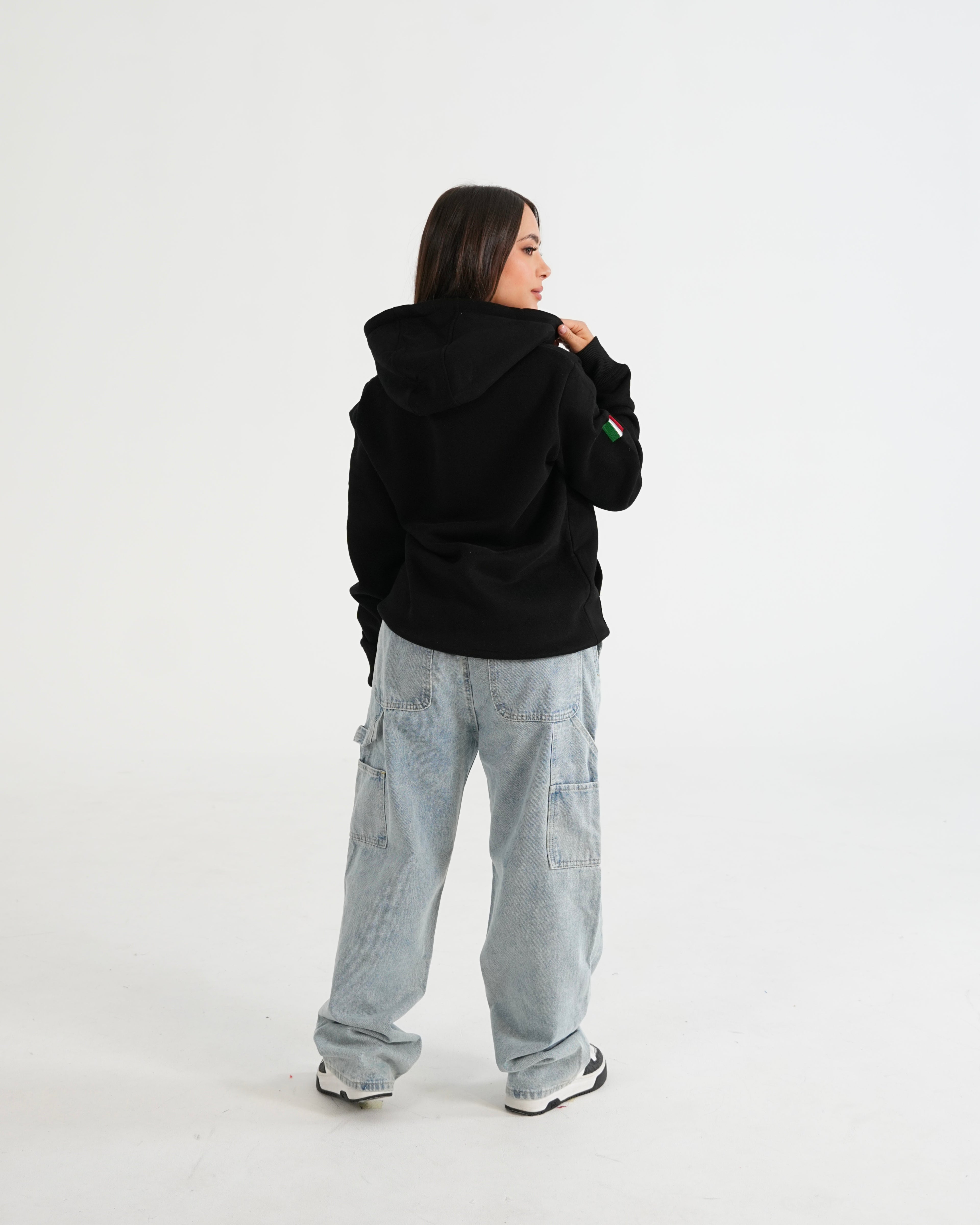 HOODIE FSA074 NEGRO