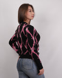 SUÉTER MSA155 NEGRO ROSA