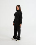 SUDADERA V002 NEGRO