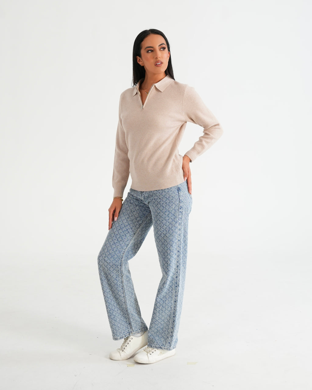 SUÉTER HISA021 GRIS