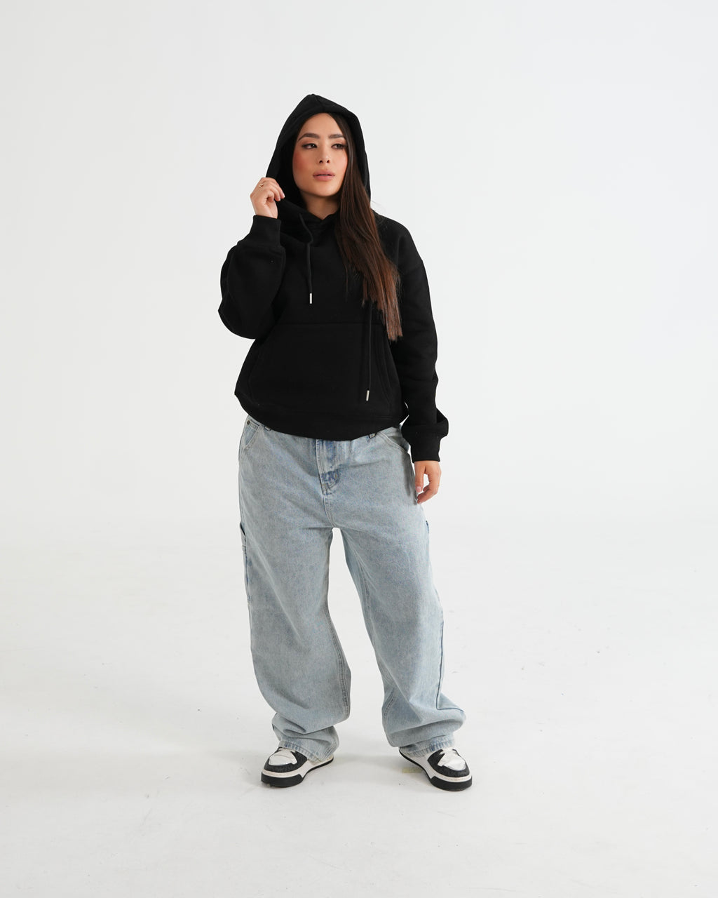 HOODIE FMSA045 NEGRO