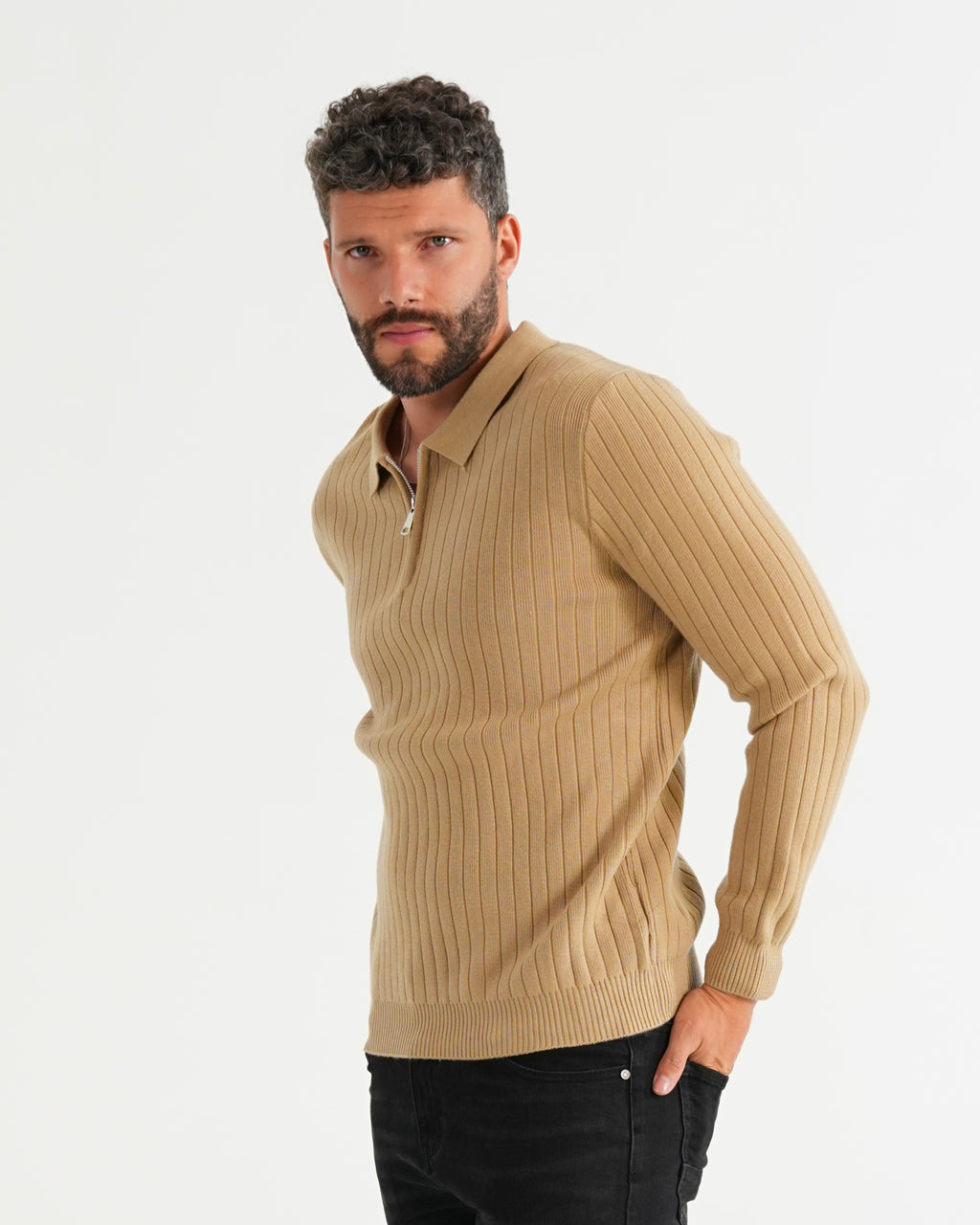 SUÉTER HISA022 KHAKI