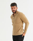 SUÉTER HISA022 KHAKI