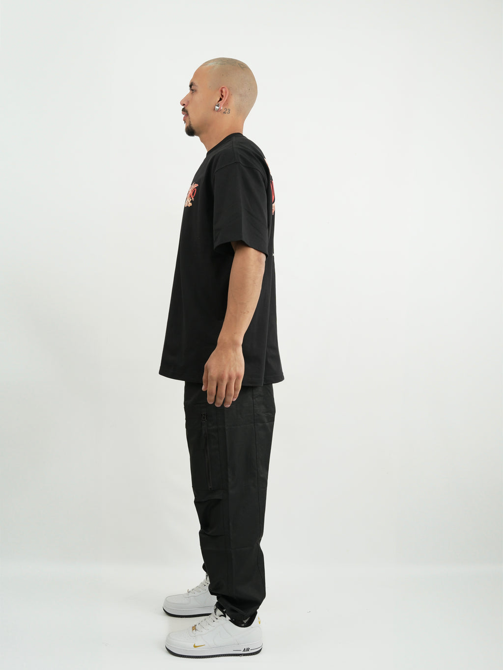 CAMISETA FCA014 NEGRO