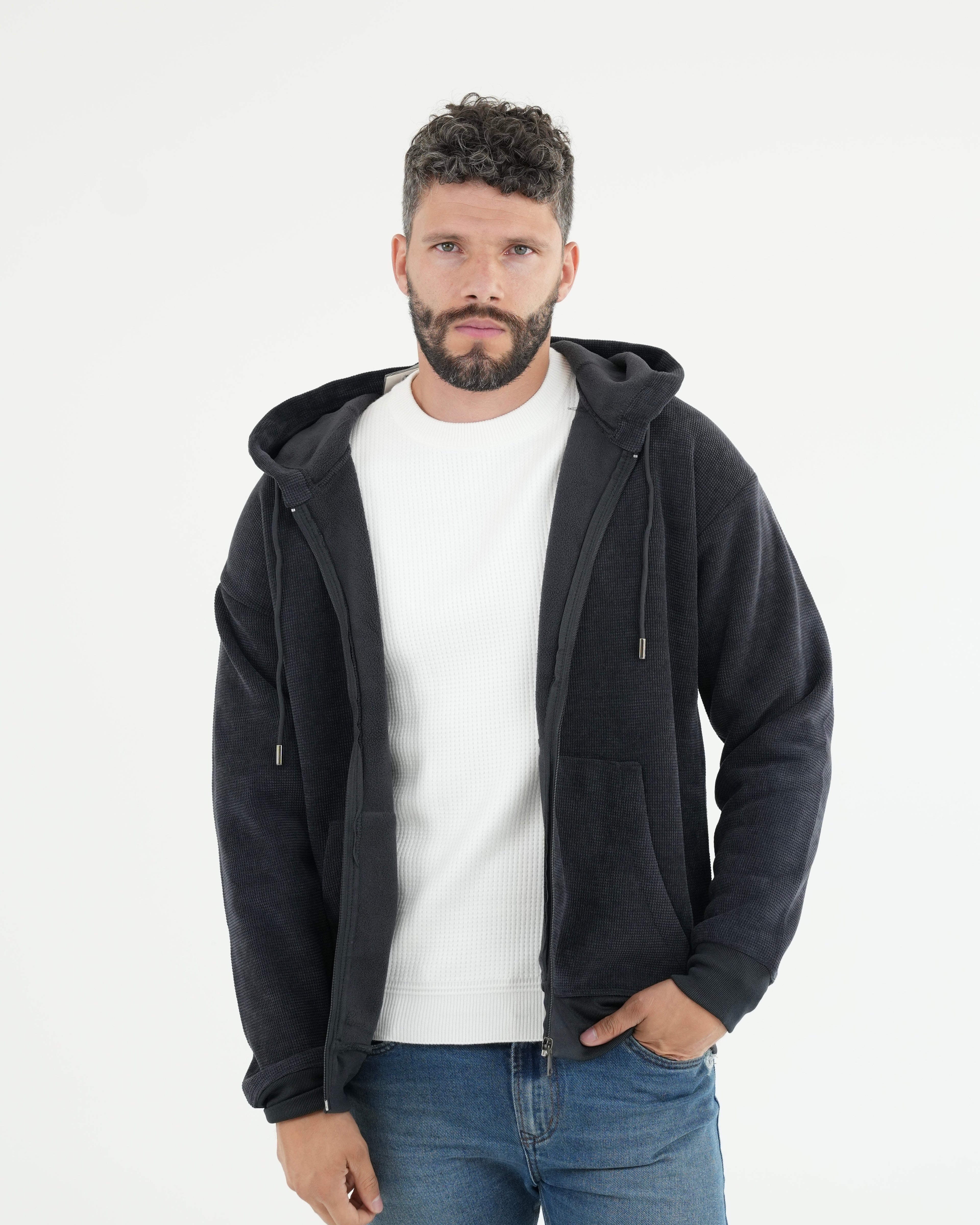 CHAQUETA HISA017 GRIS