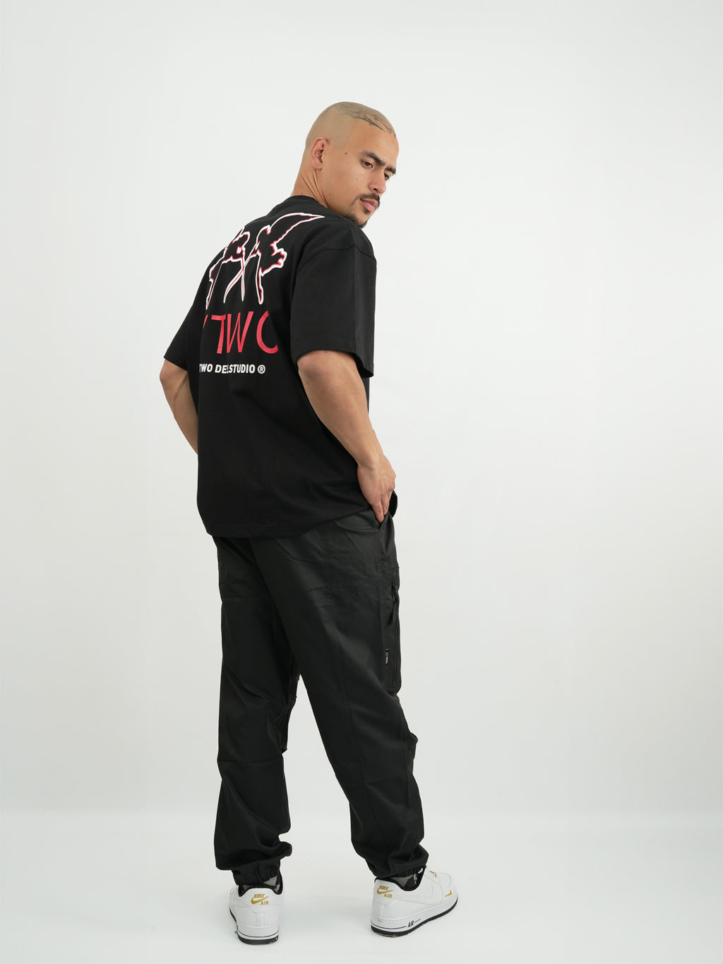 CAMISETA FCA007 NEGRO