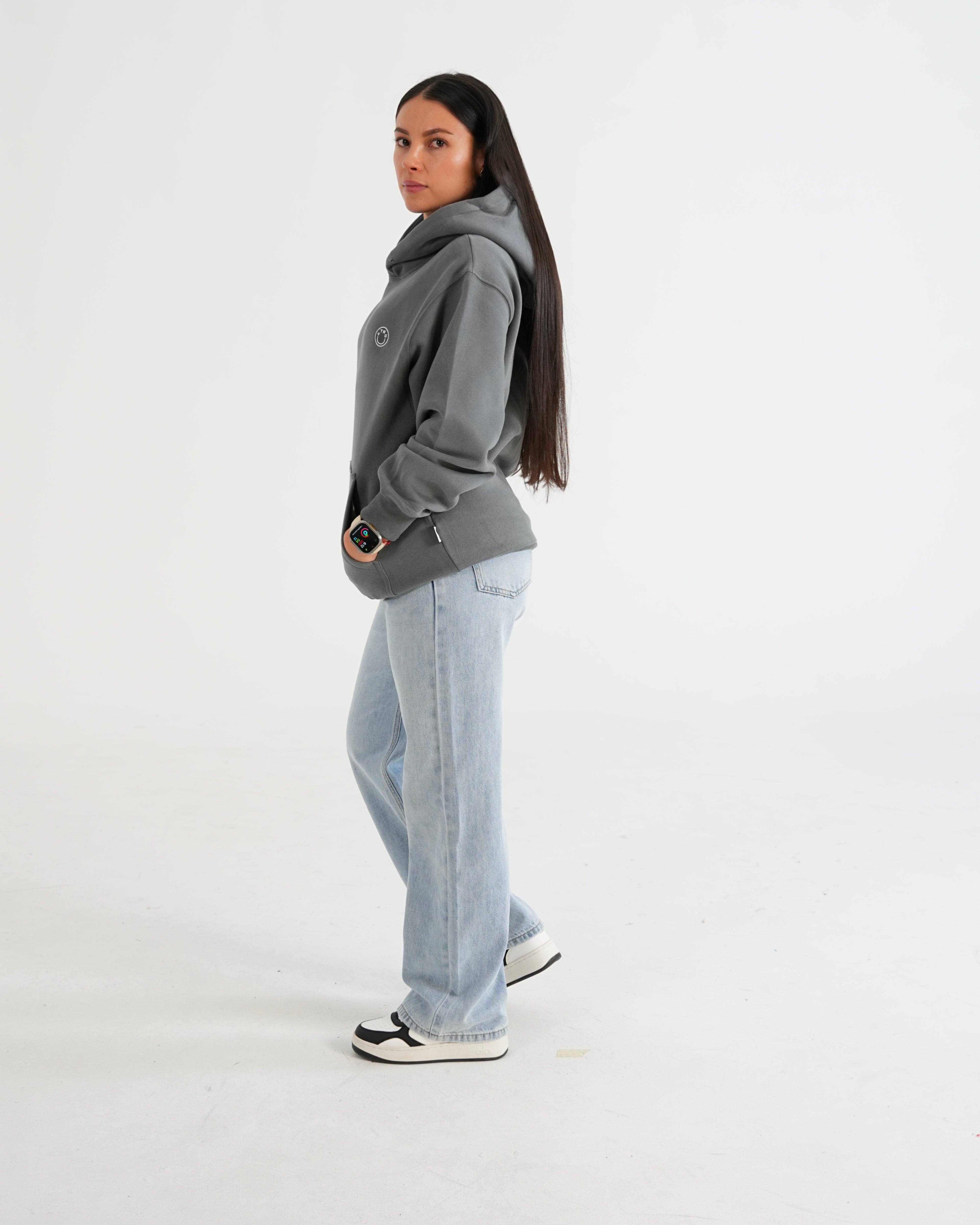 HOODIE FSA085 GRIS