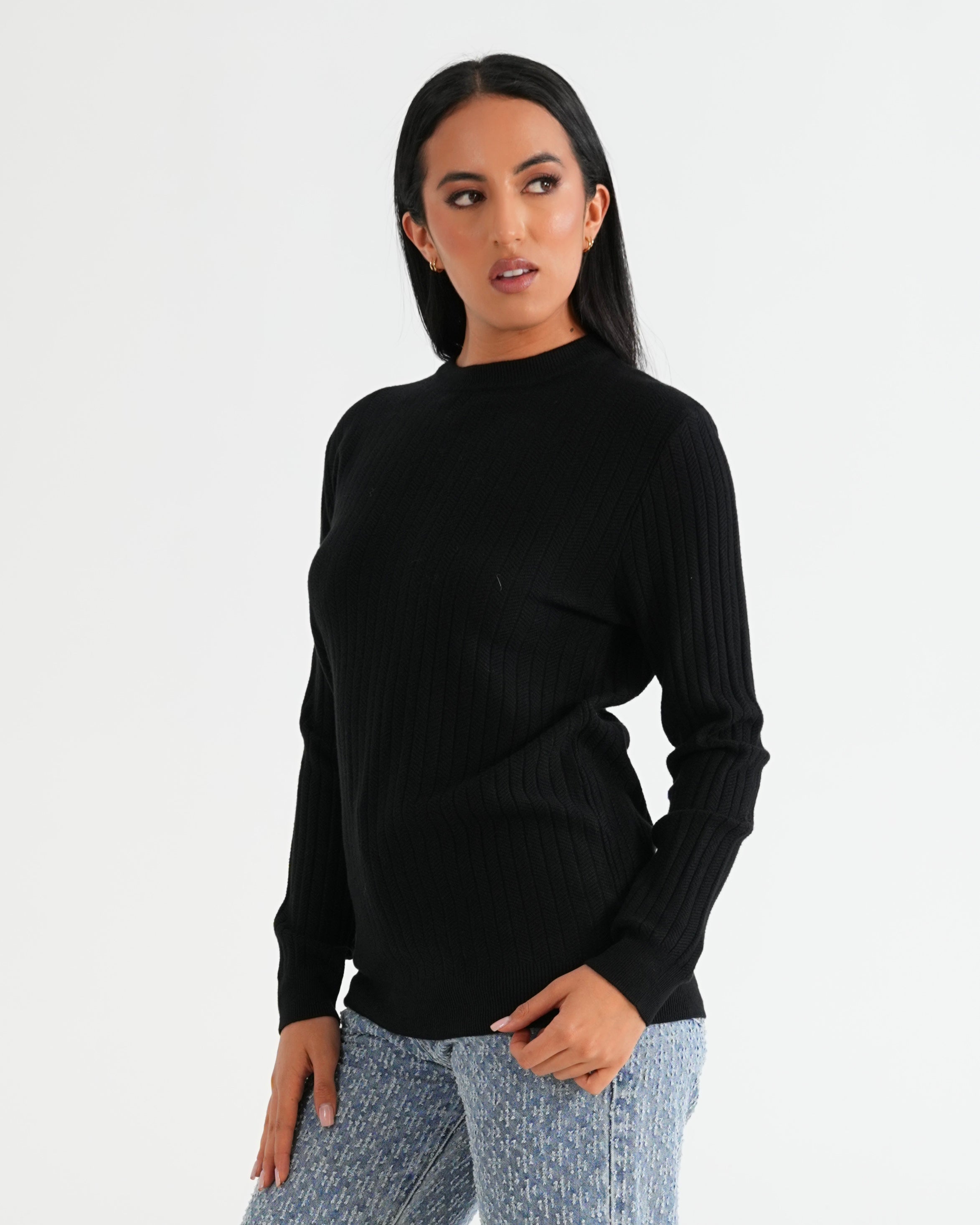 SUÉTER HISA024 NEGRO