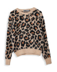 SUÉTER ALGODÓN CAFÉ ANIMAL PRINT MSA158