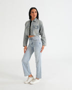 CHAQUETA DENIM JMVR008 AZUL