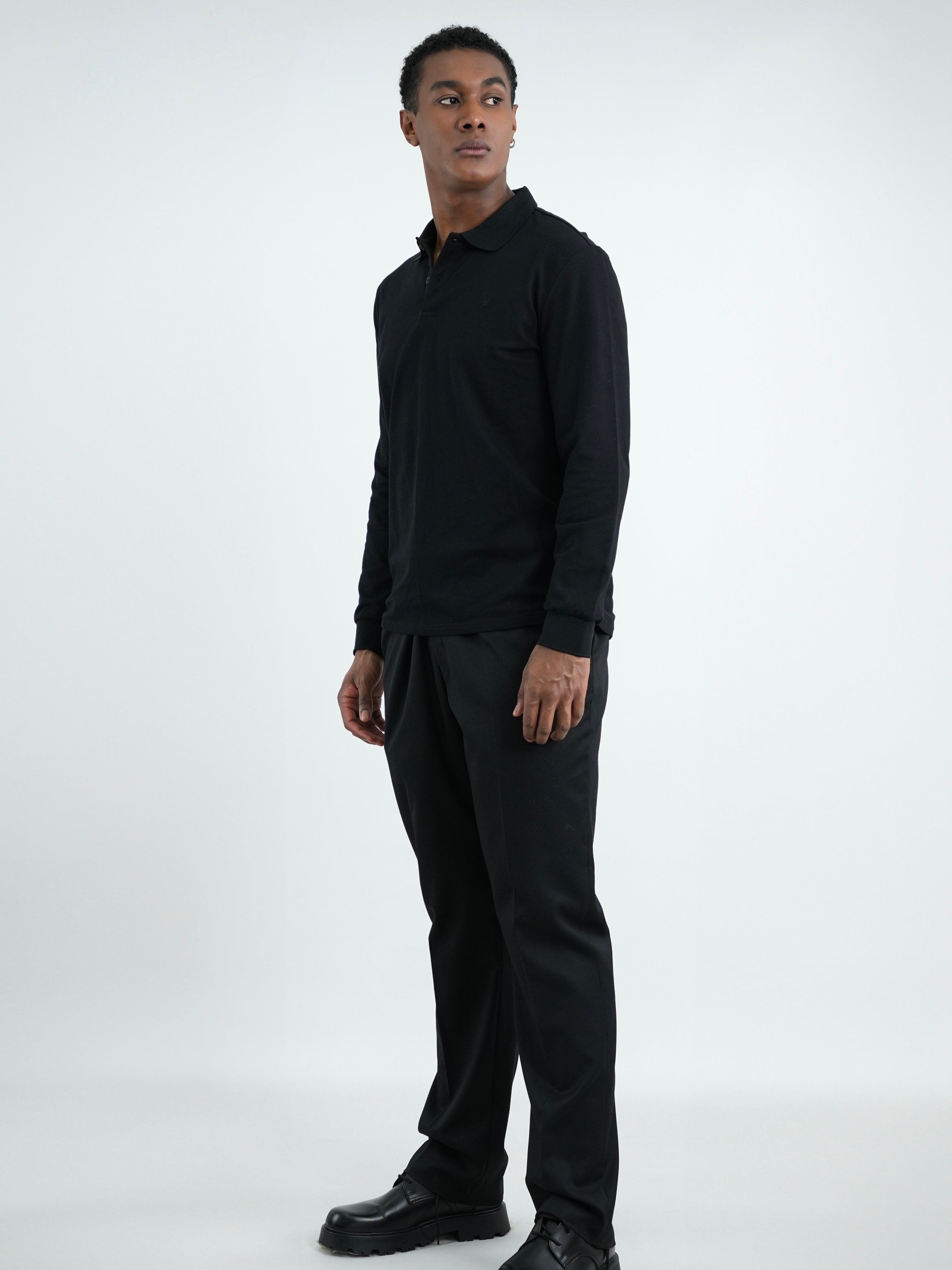 CAMISA POLO CAP009 NEGRO