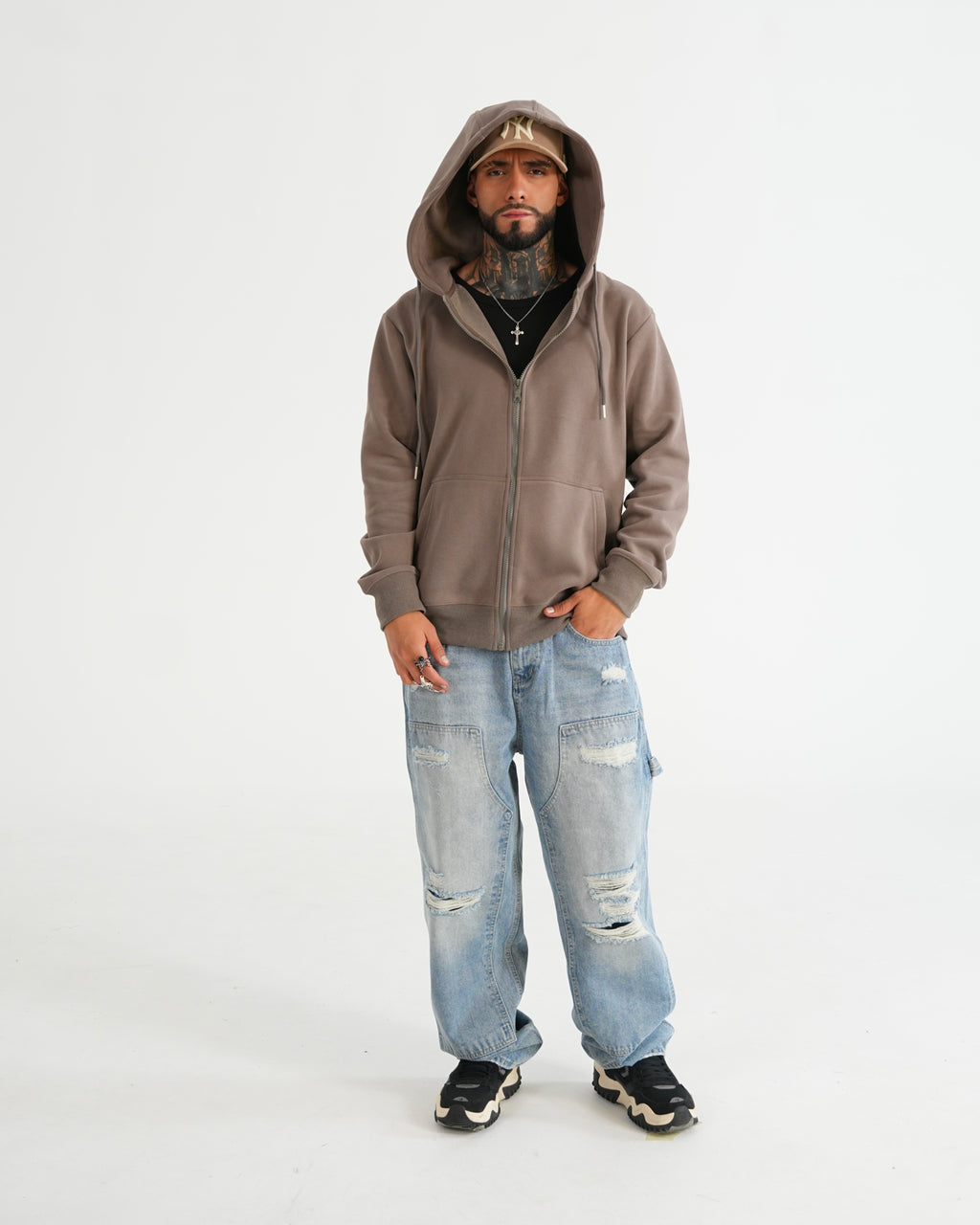 CHAQUETA FSA067 KHAKI O