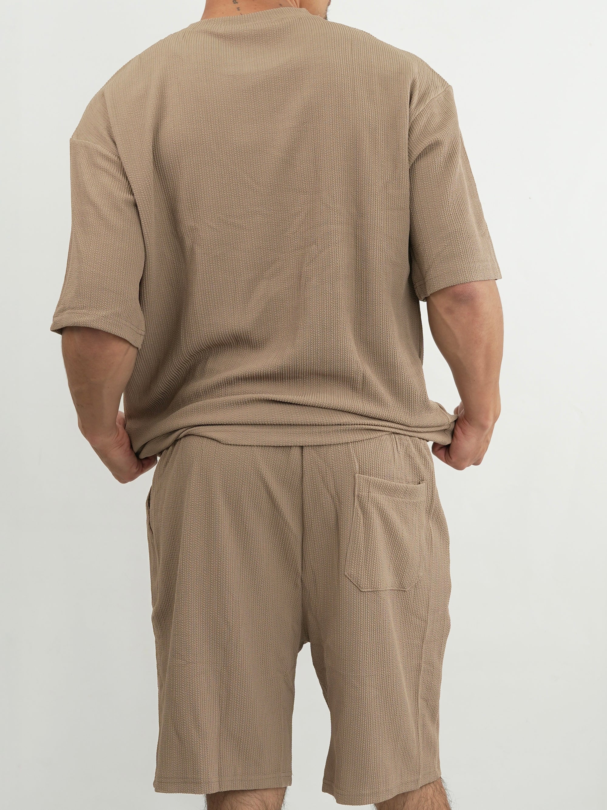CONJUNTO HOMBRE CHST003 KHAKI