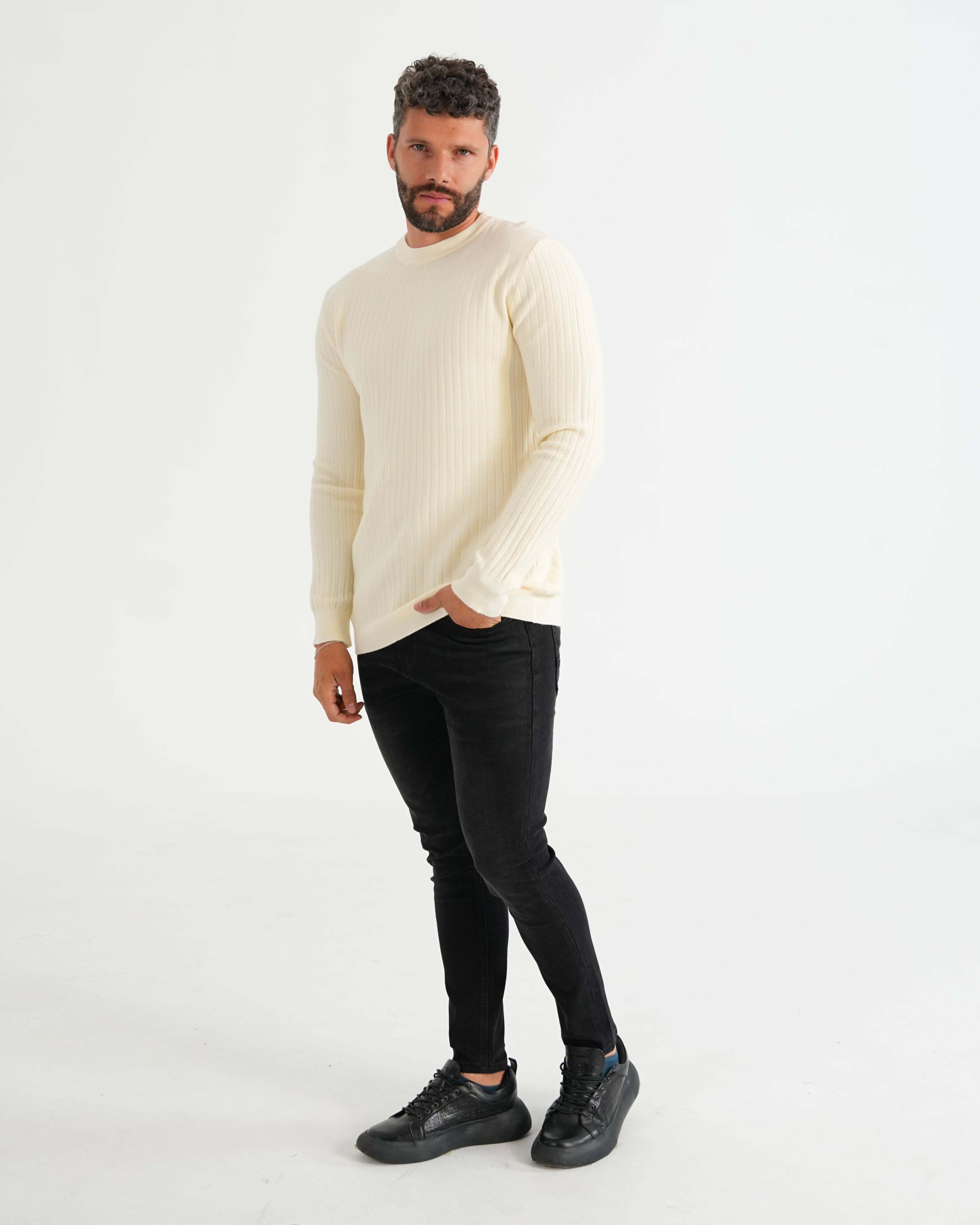 SUÉTER HISA024 BLANCO