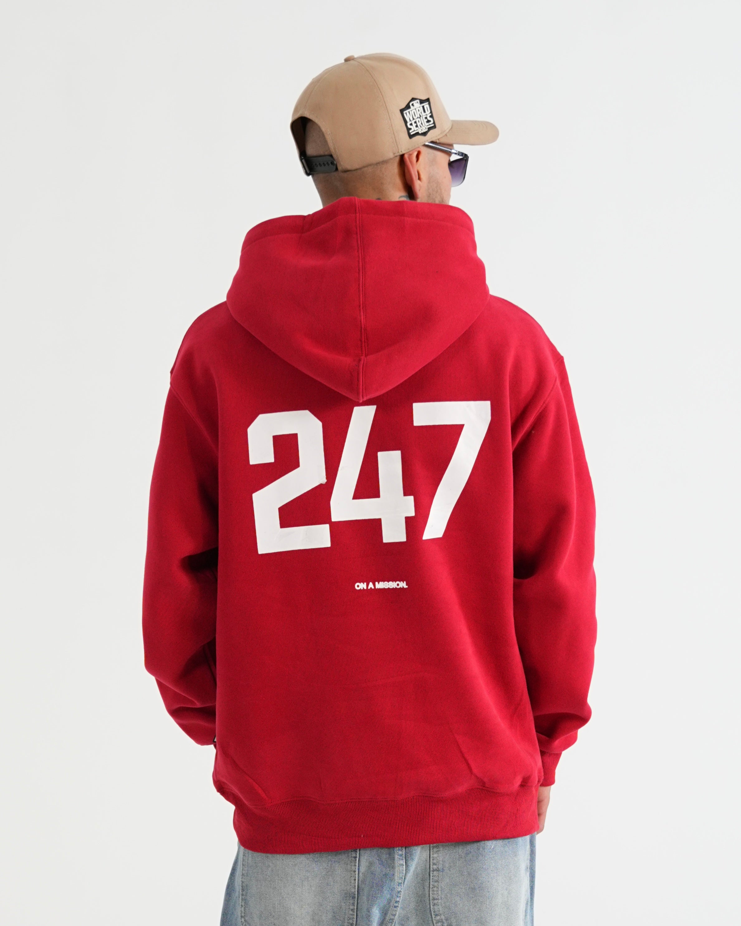 HOODIE FSA083 ROJO