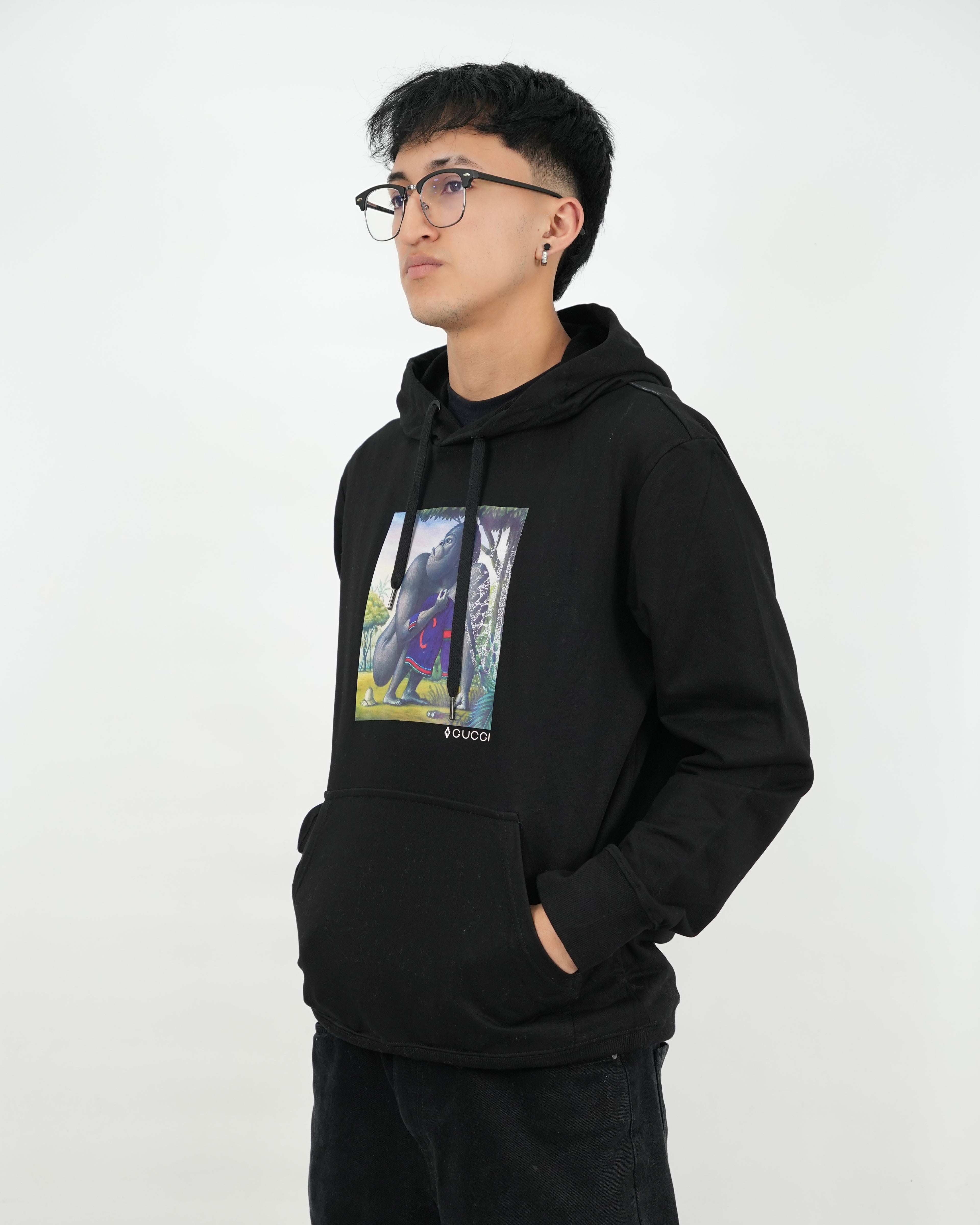 HOODIE SA122 NEGRO