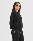 SUDADERA LSA023 NEGRO
