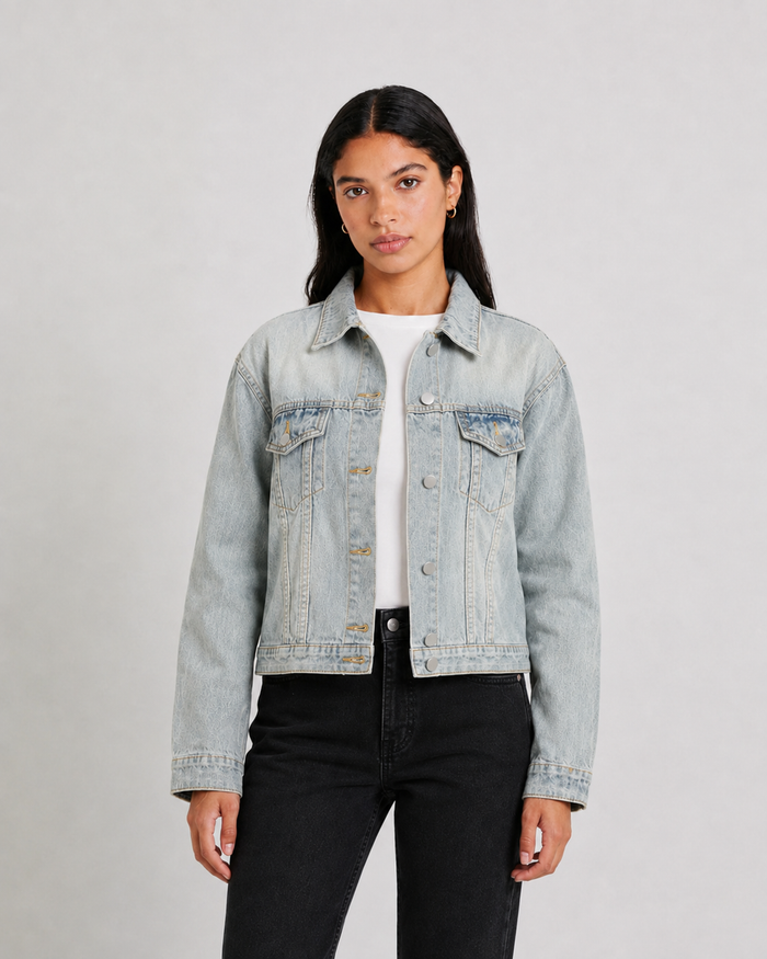 CHAQUETA DENIM JMVR002 AZUL