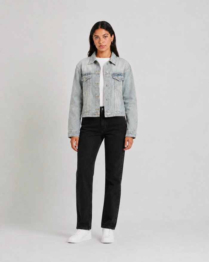 CHAQUETA DENIM JMVR002 AZUL