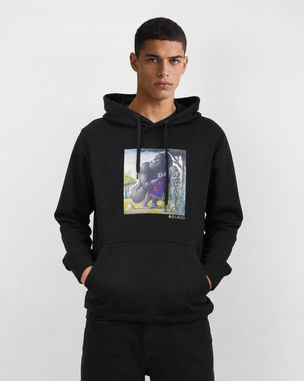 HOODIE SA122 NEGRO