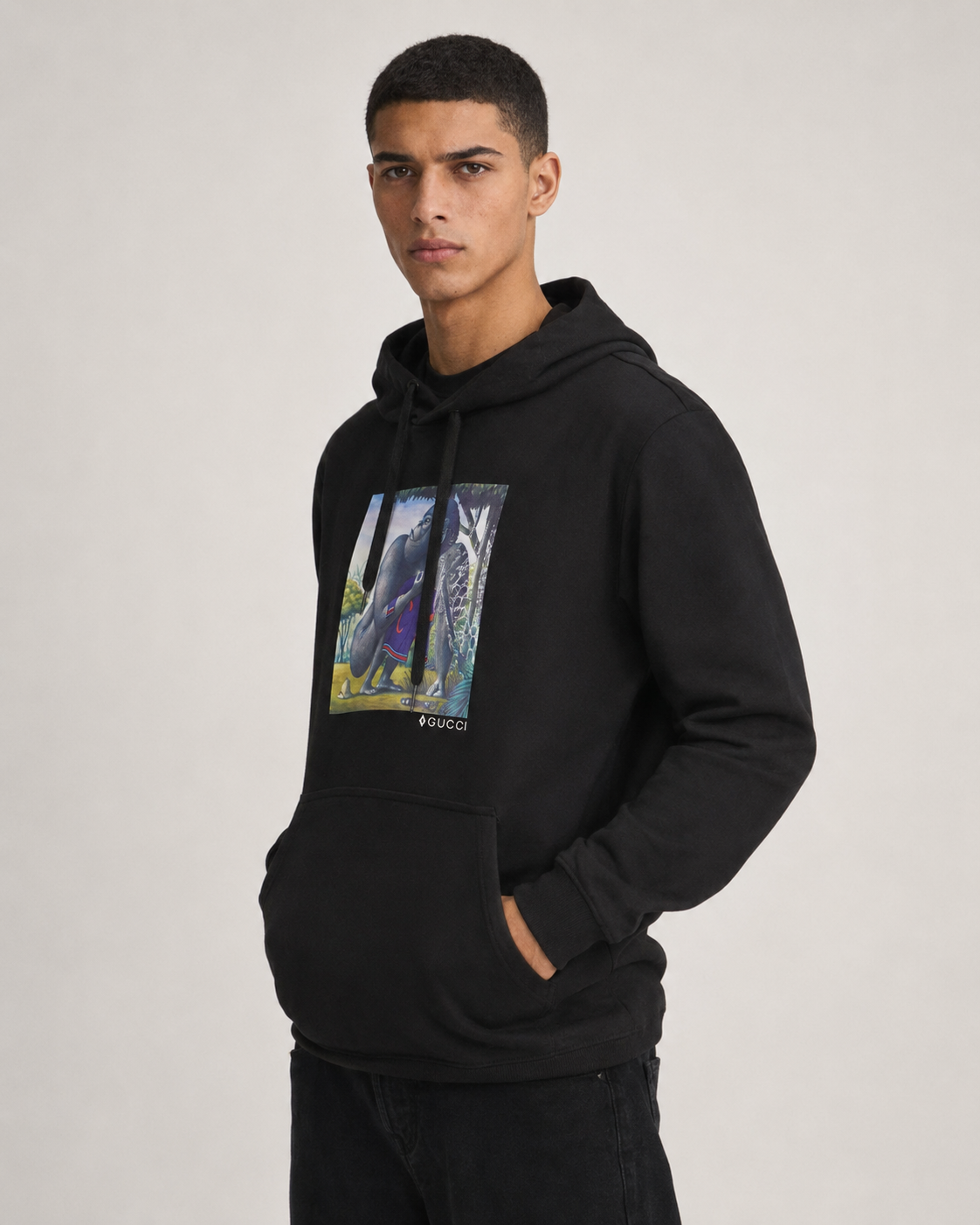 HOODIE SA122 NEGRO
