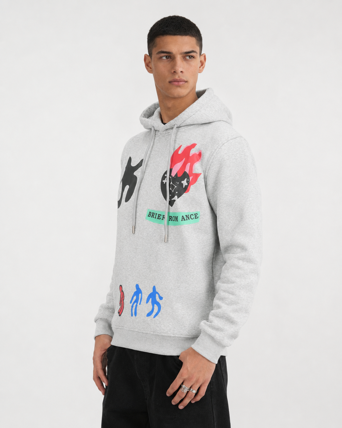 HOODIE LSA004 GRIS