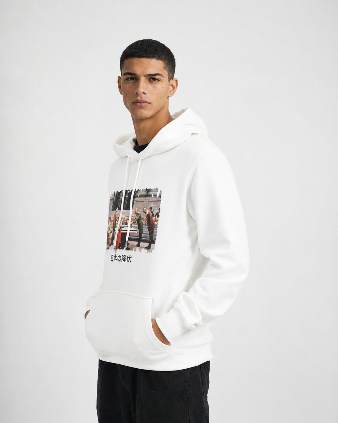 HOODIE SA107 BLANCO