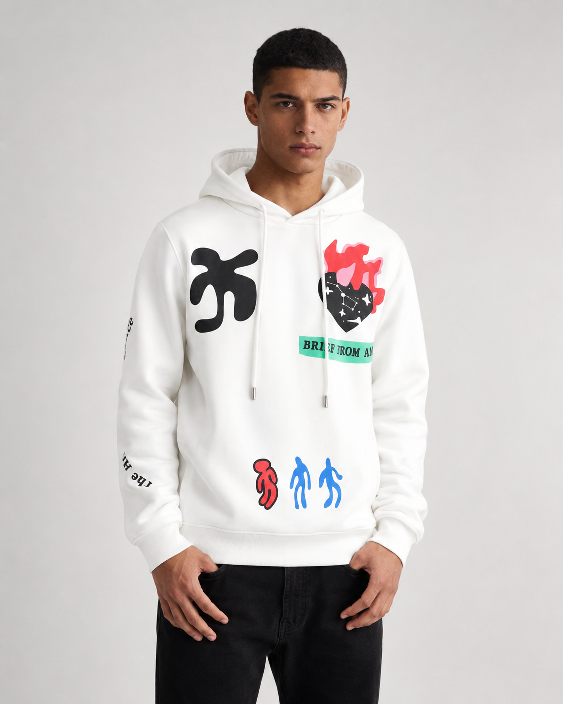 HOODIE LSA004 BLANCO