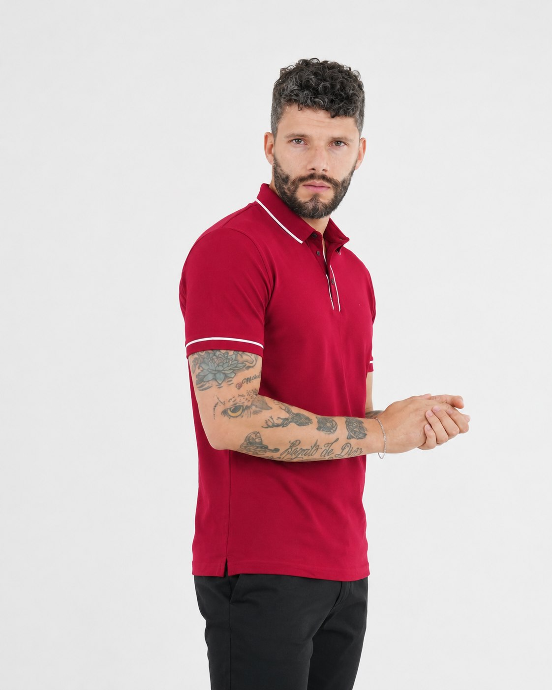 CAMISA POLO CAP001 ROJO