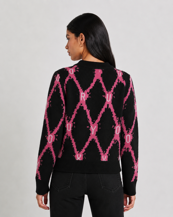 SUÉTER MSA155 NEGRO ROSA