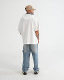 HOODIE MANGA CORTA CA016 BLANCO