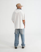 HOODIE MANGA CORTA CA016 BLANCO